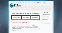 Desktop Screenshot of eblart.it